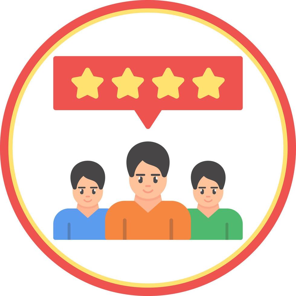 Customer Reviews Vector Icon Design