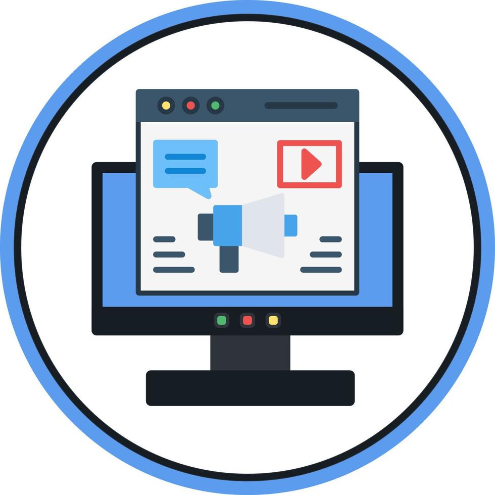Digital Marketing Vector Icon Design