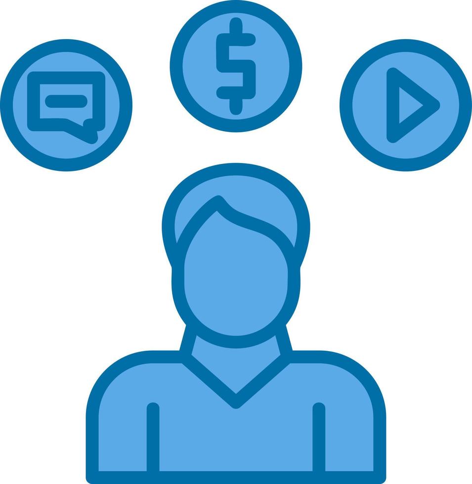 Consumer Behavior Vector Icon Design