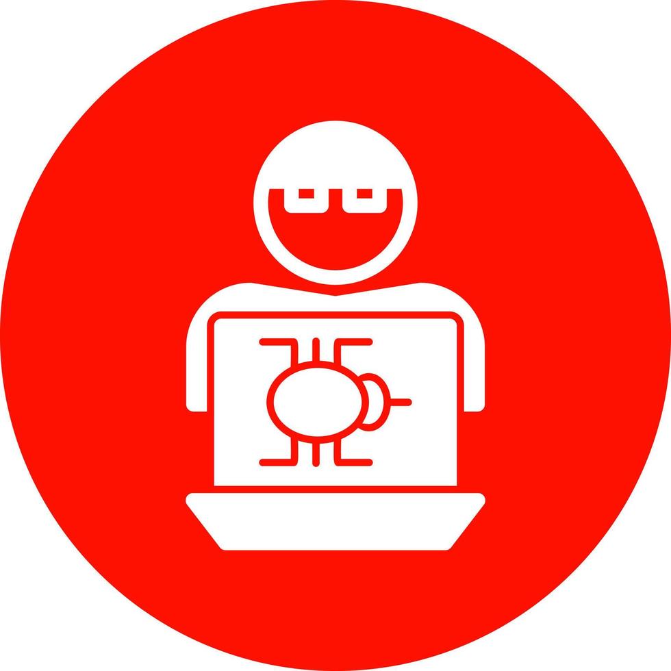 Hacker Vector Icon Design