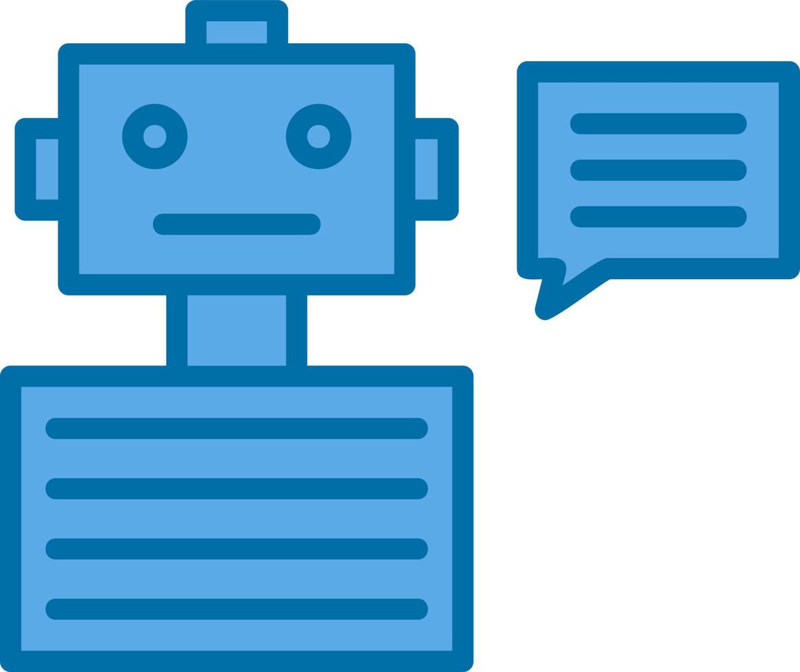 Chatbot Vector Icon Design