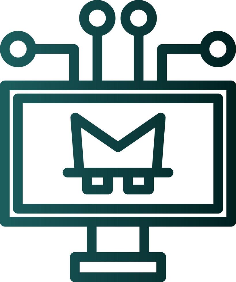 Cyber Crime Vector Icon Design
