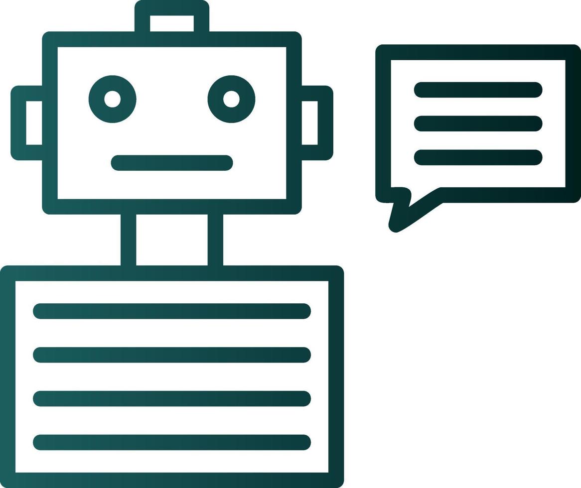 Chatbot Vector Icon Design