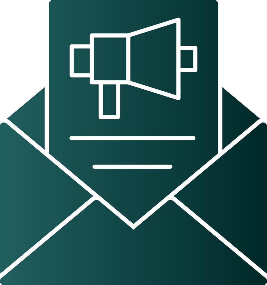 Email Marketing Vector Icon Design