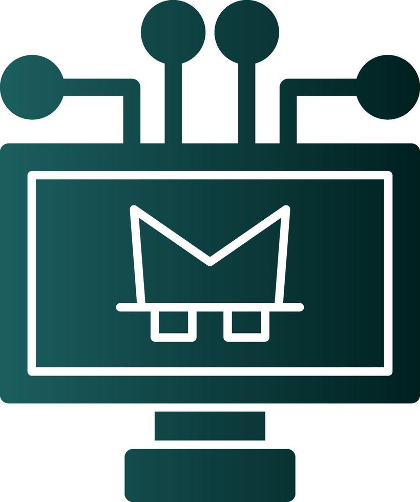 Cyber Crime Vector Icon Design