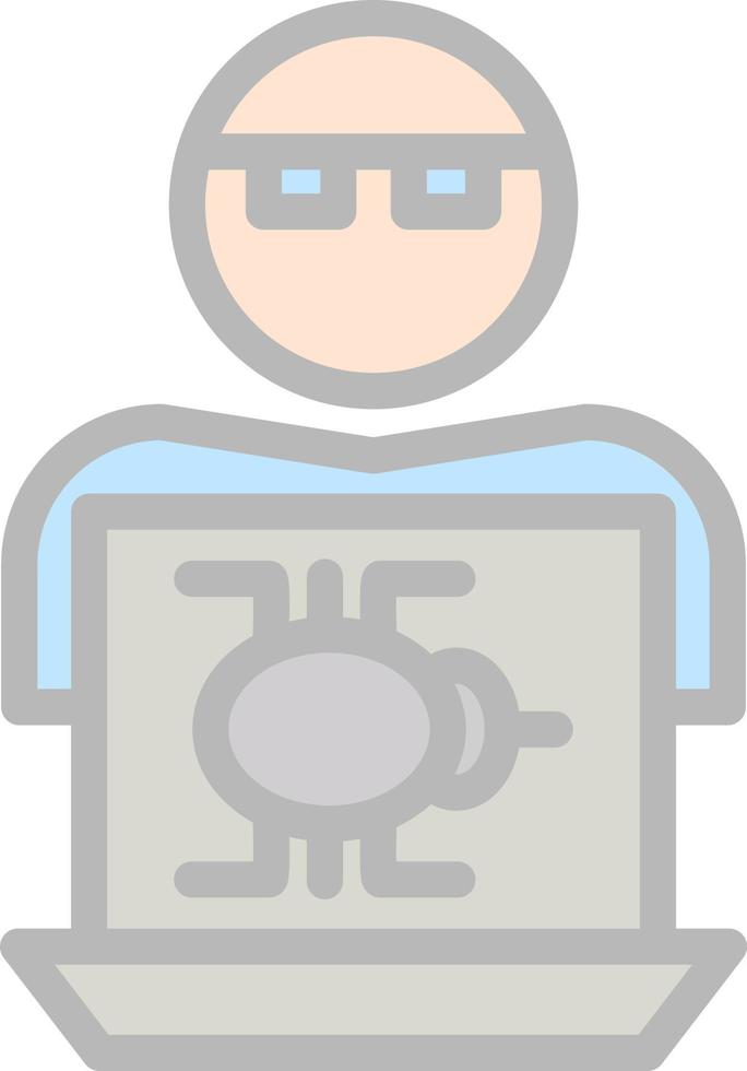 Hacker Vector Icon Design