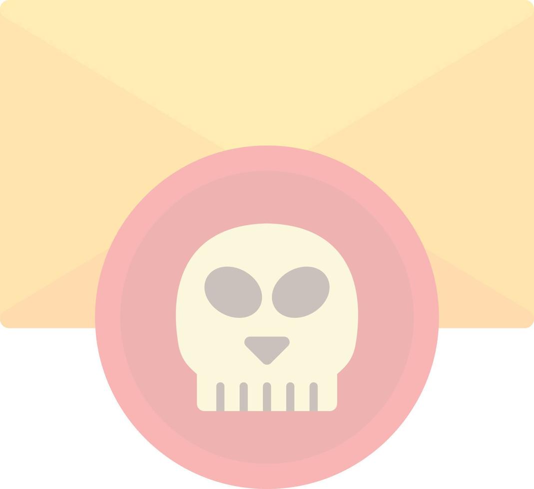 Email Hacked Vector Icon Design