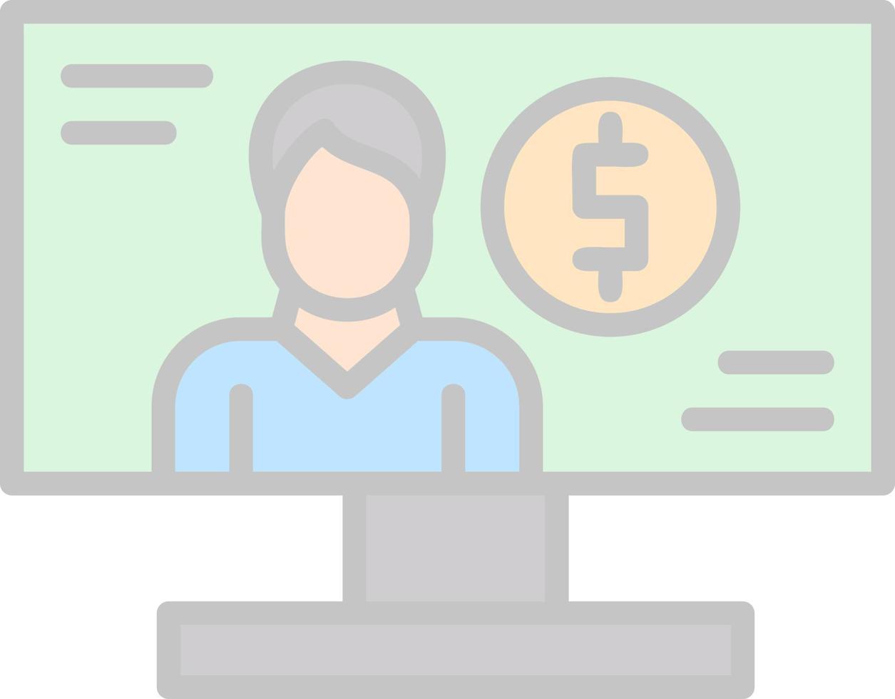 Online Business Vector Icon Design