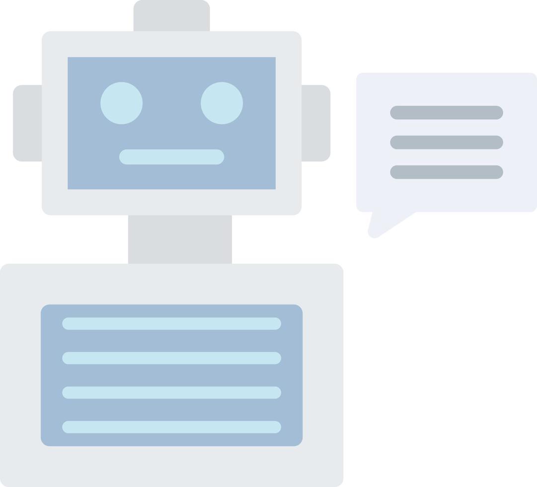 Chatbot Vector Icon Design
