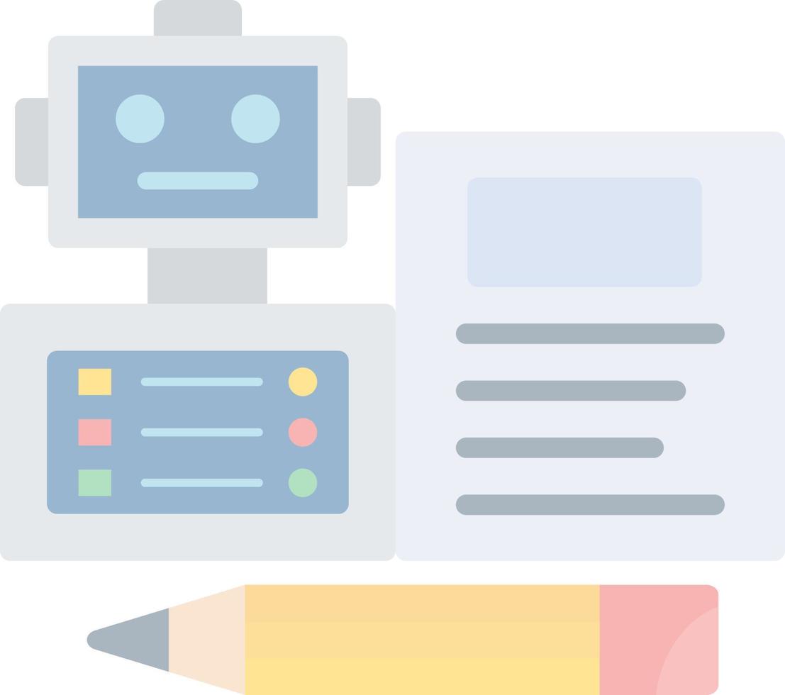 Bots Copywriting Vector Icon Design