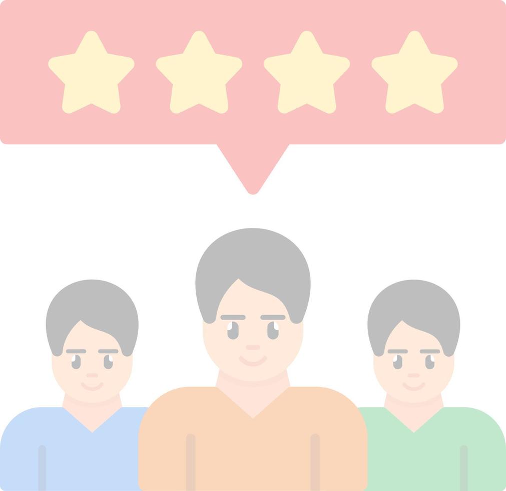 Customer Reviews Vector Icon Design