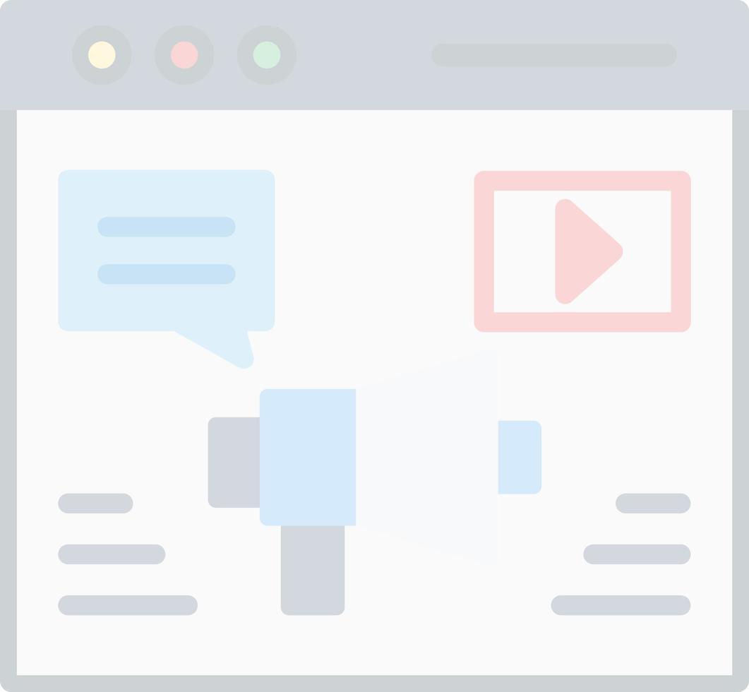 Content Marketing Vector Icon Design