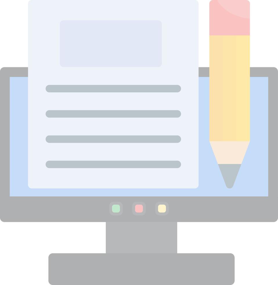 Blogging Vector Icon Design