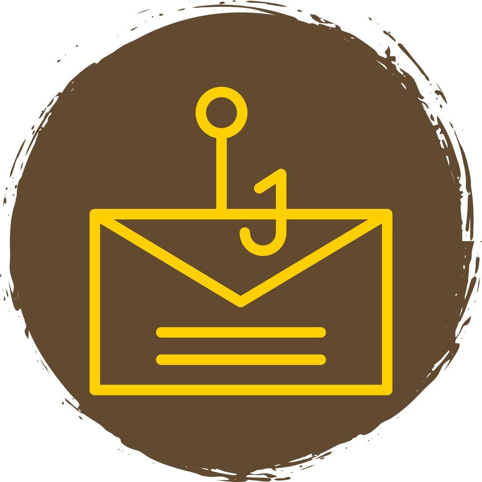 Email Phishing Vector Icon Design