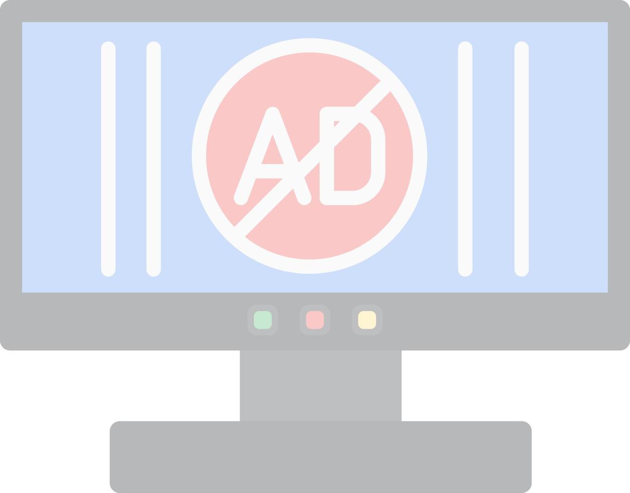 Ad Blocker Vector Icon Design