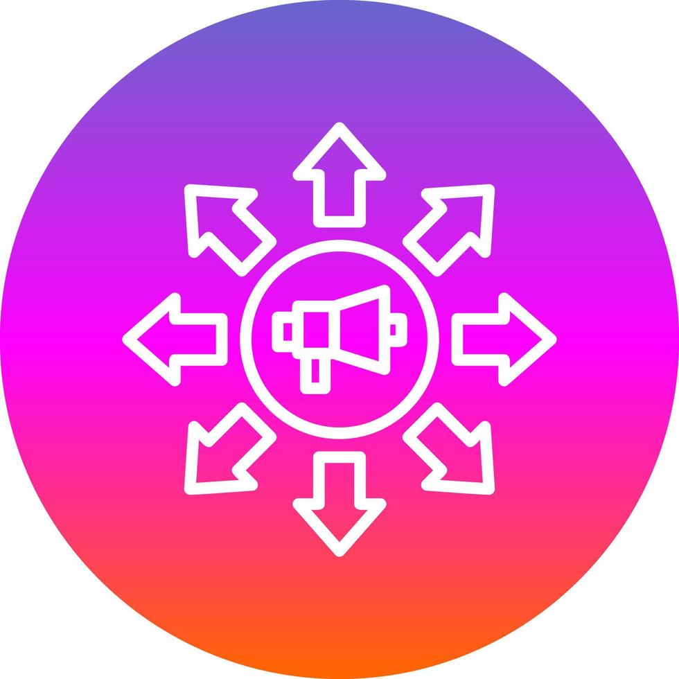 Advertising Submission Vector Icon Design