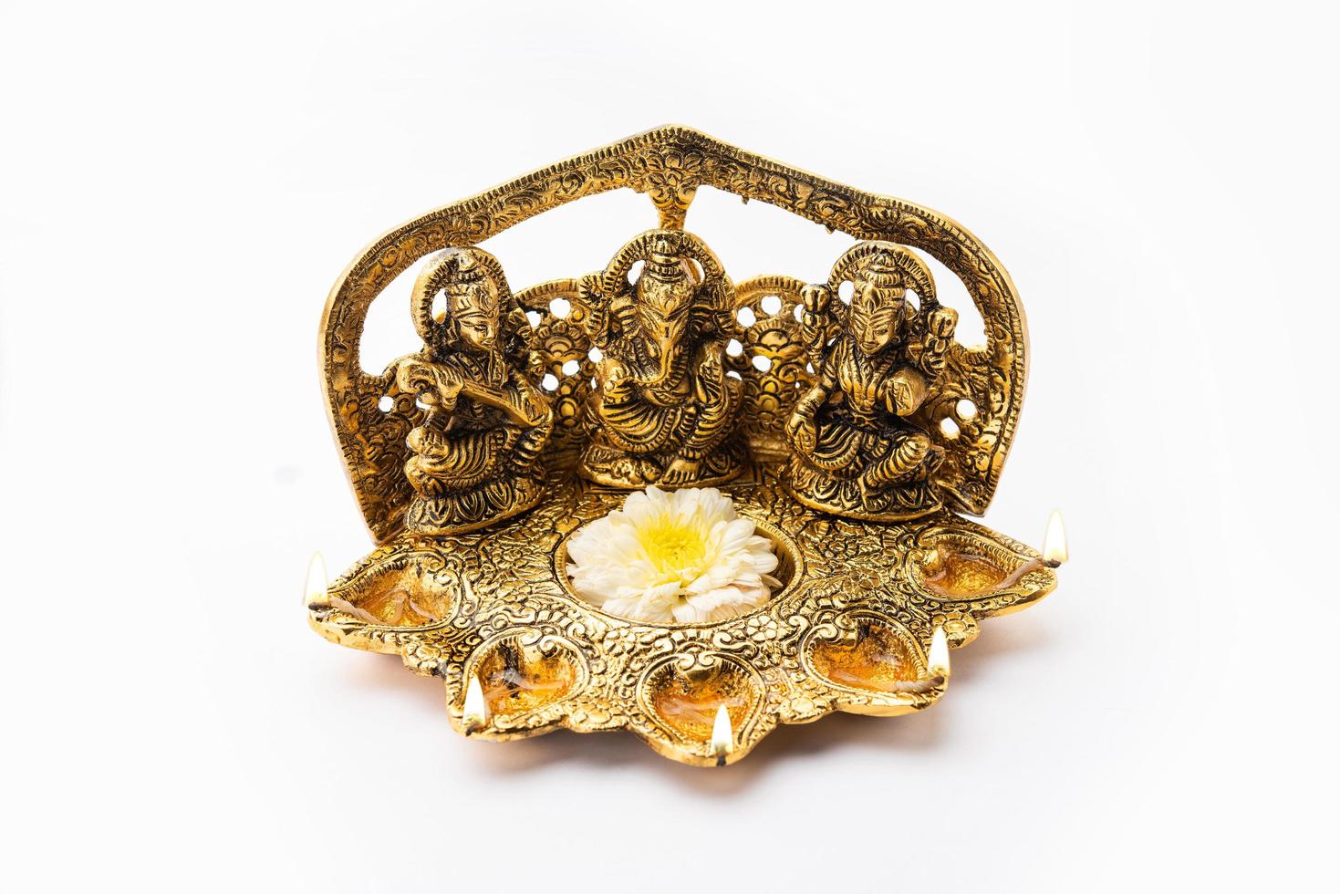 Lakshmi Puja in Diwali, is a Hindu occasion for the veneration of Laxmi, the goddess of prosperity photo