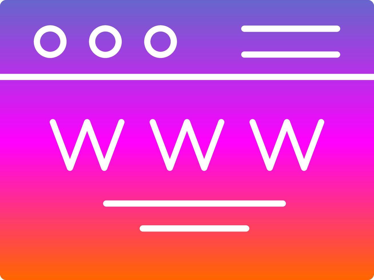 Website Vector Icon Design
