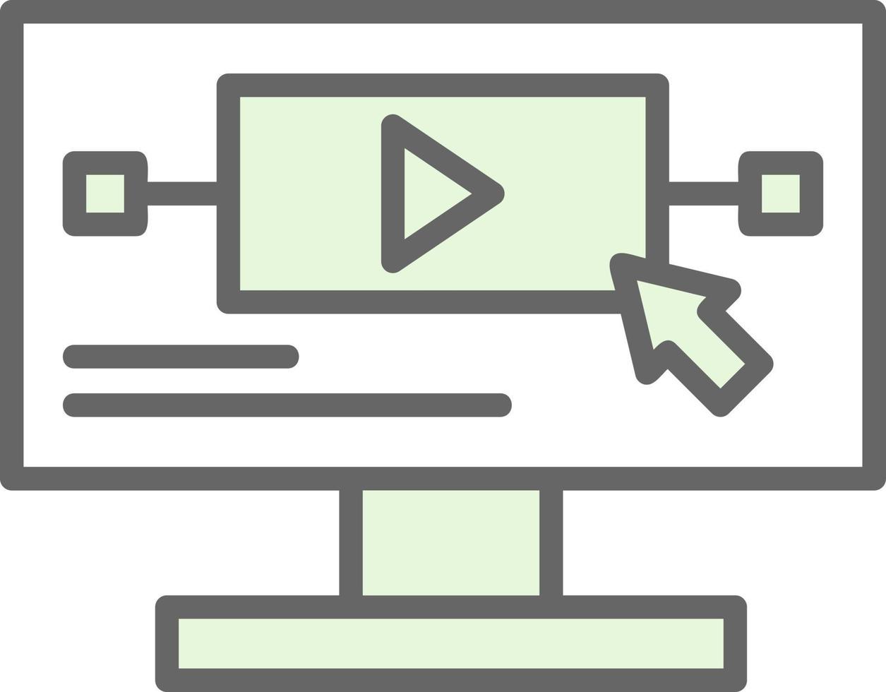 Interactive Content Vector Icon Design