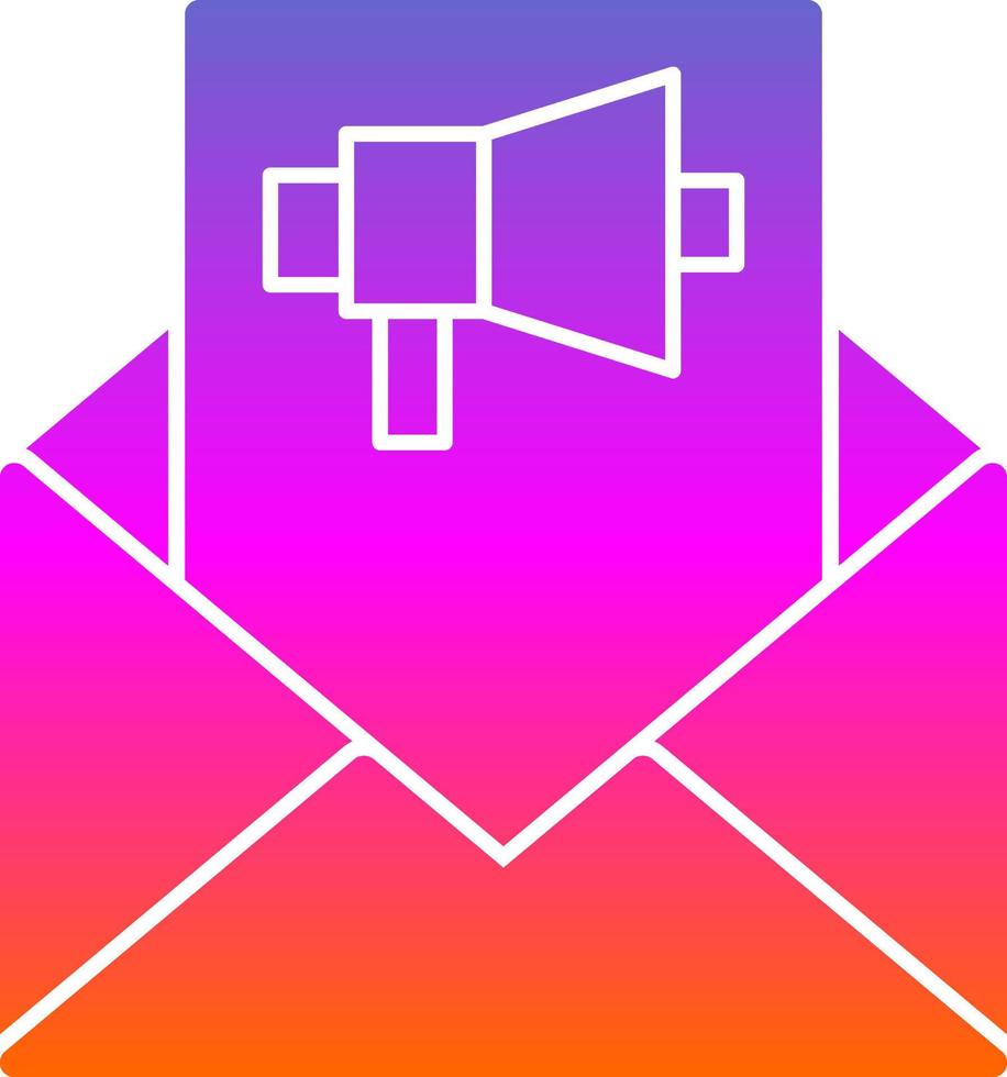 Email Marketing Vector Icon Design