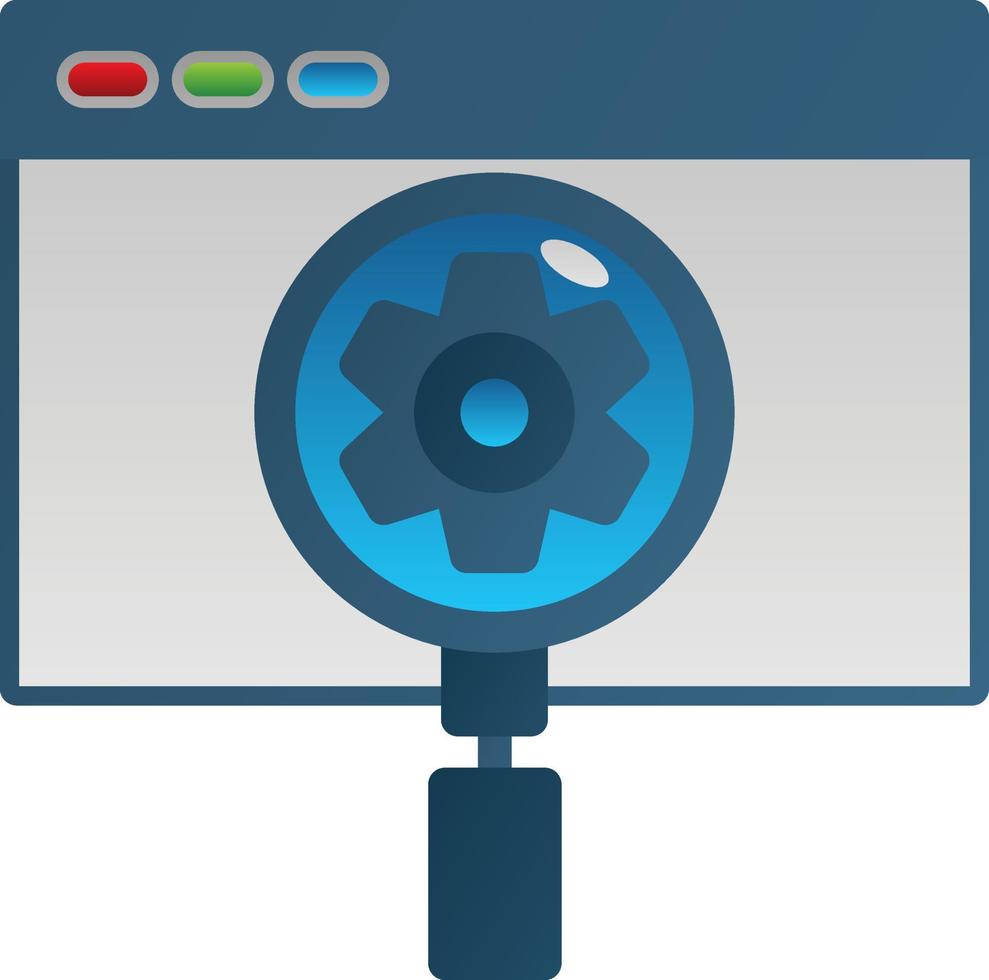 diseño de icono de vector de optimización de motor de búsqueda