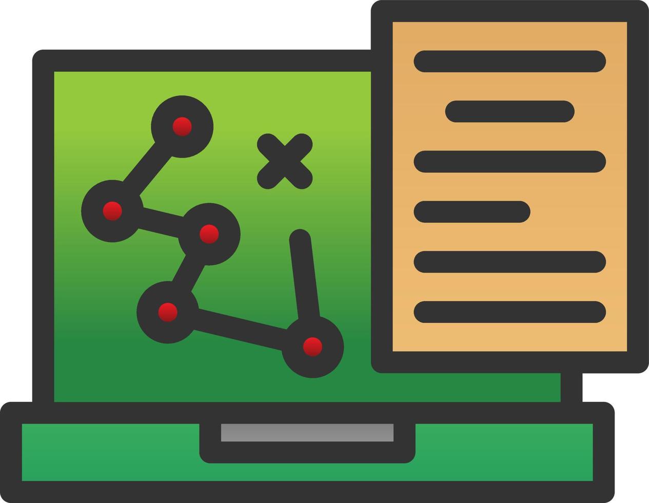 Digital Strategy Vector Icon Design