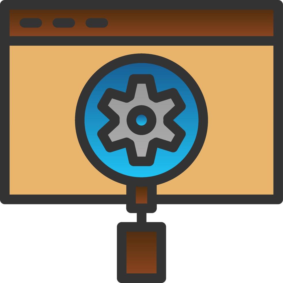 Search Engine Optimisation Vector Icon Design