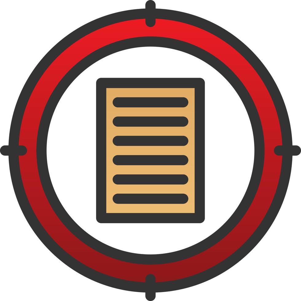 Contextual Targeting Vector Icon Design