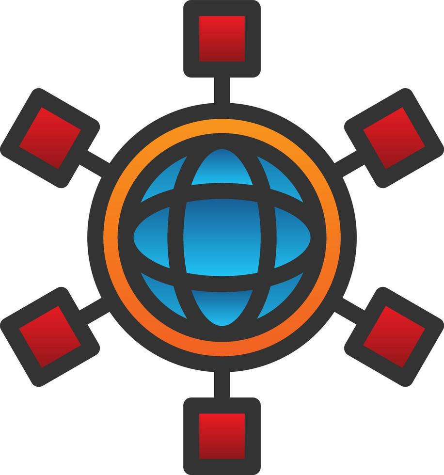 Social Networks Vector Icon Design