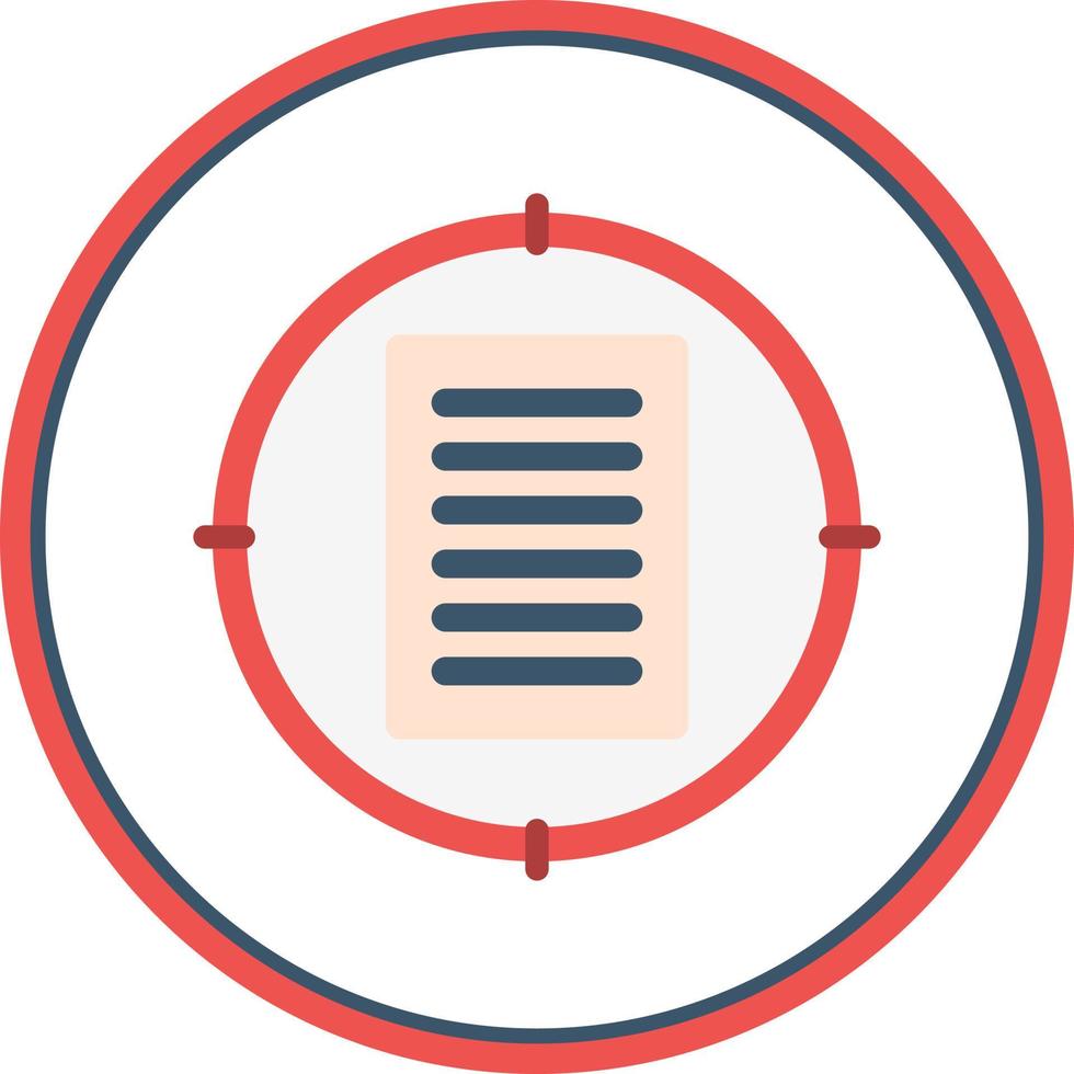 Contextual Targeting Vector Icon Design