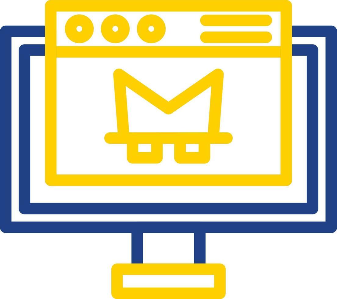 Online Robbery Vector Icon Design