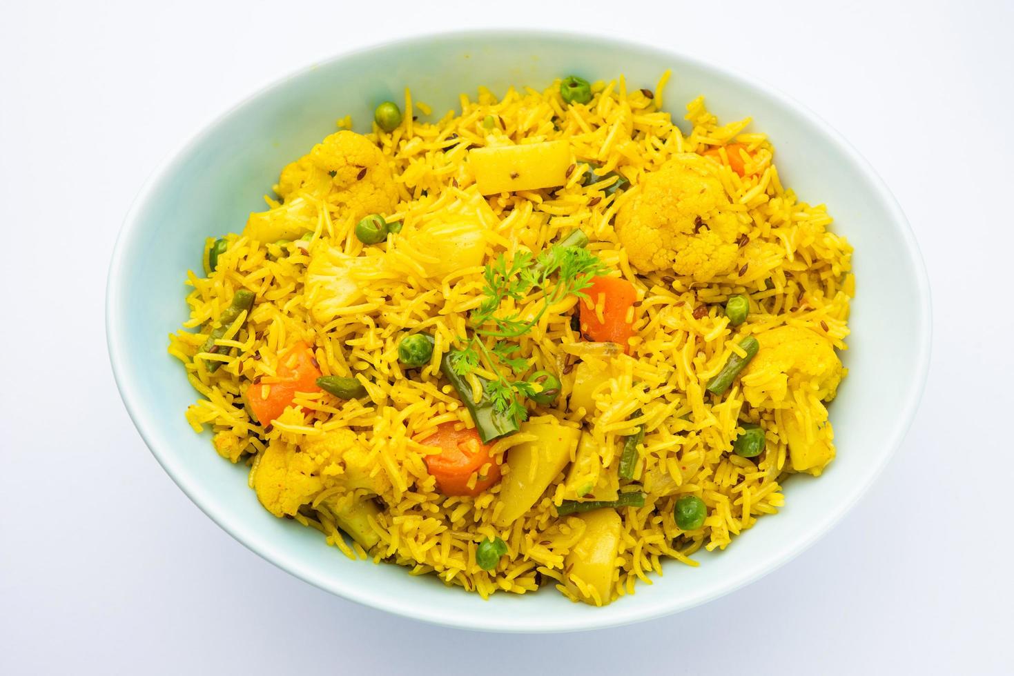 Tahri, tehri, tehiri or tahari is an Indian one pot meal made using mixed Vegetables and Rice photo