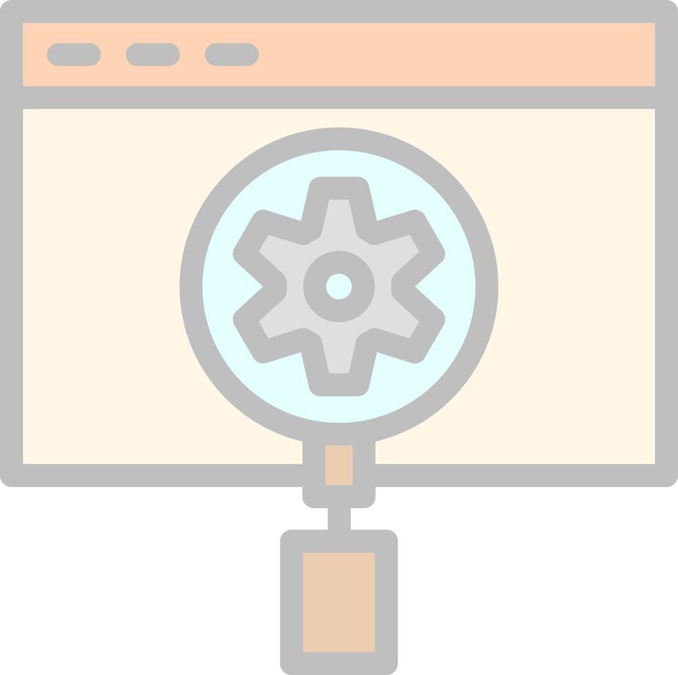 Search Engine Optimisation Vector Icon Design