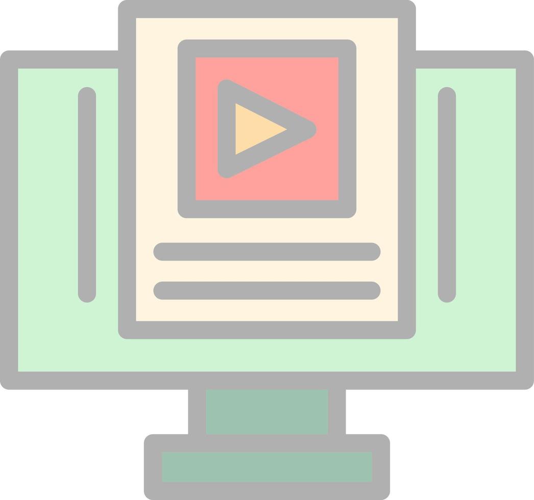 Content Production Vector Icon Design