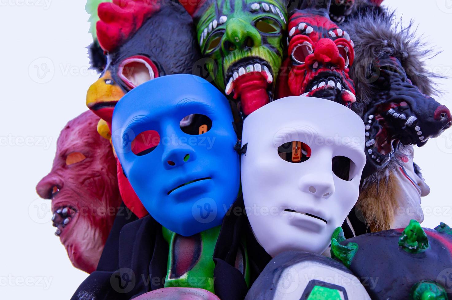 Toy mask To be tricked into playing on Halloween photo