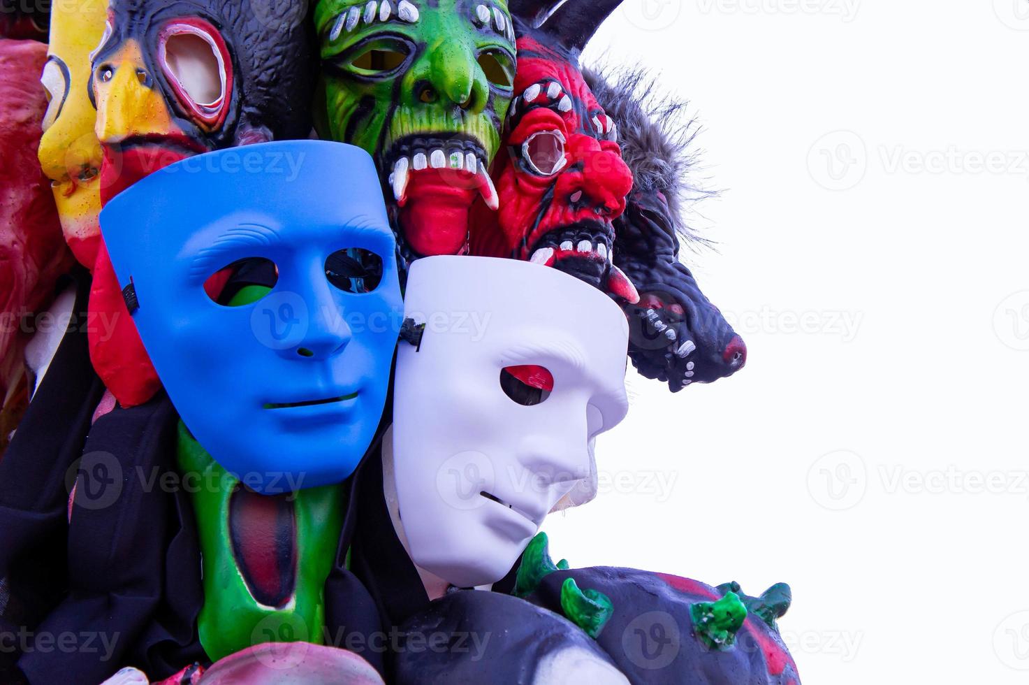 Toy mask To be tricked into playing on Halloween photo