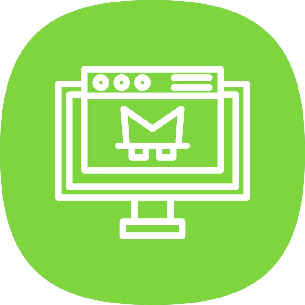 Online Robbery Vector Icon Design