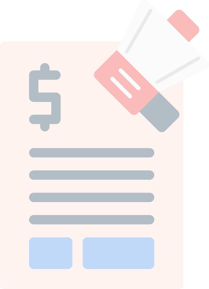 Marketing Budget Vector Icon Design