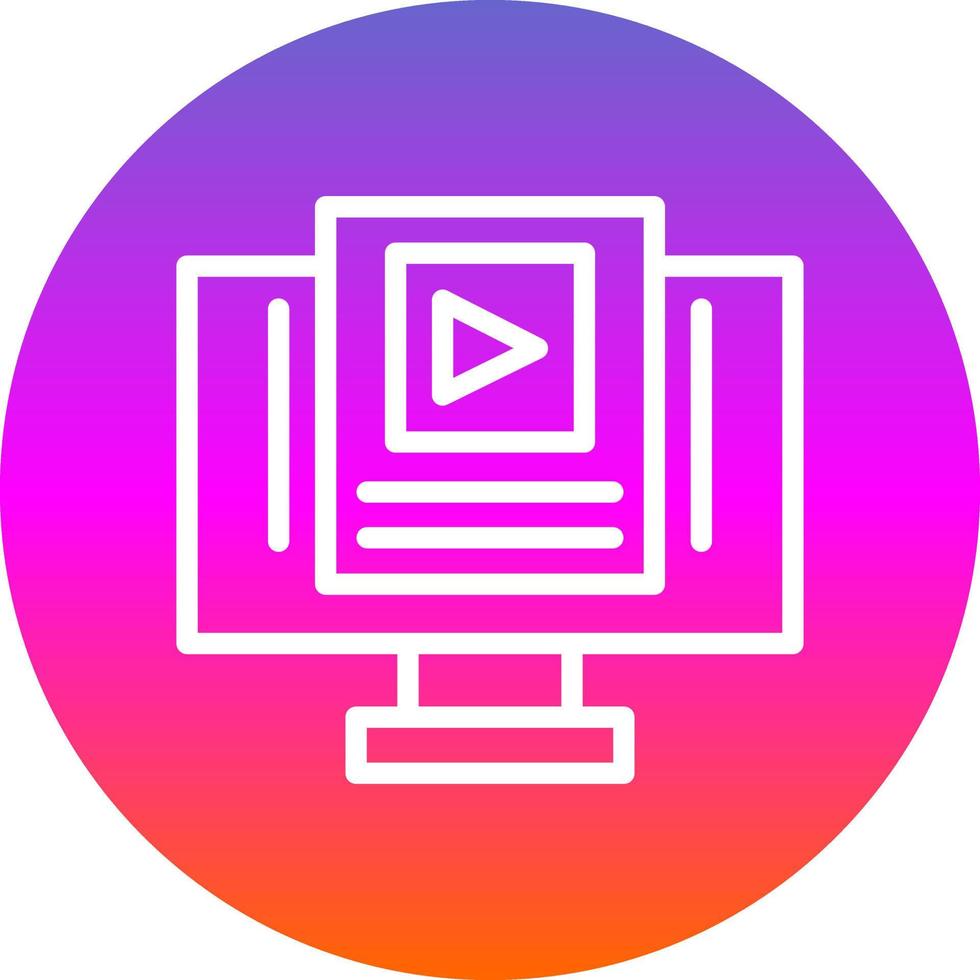 diseño de icono de vector de producción de contenido