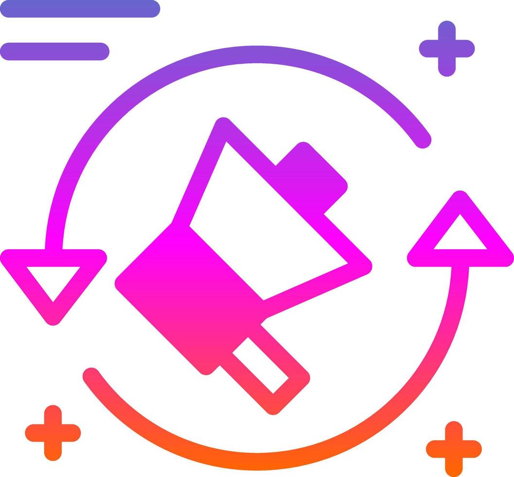 diseño de icono de vector de remarketing