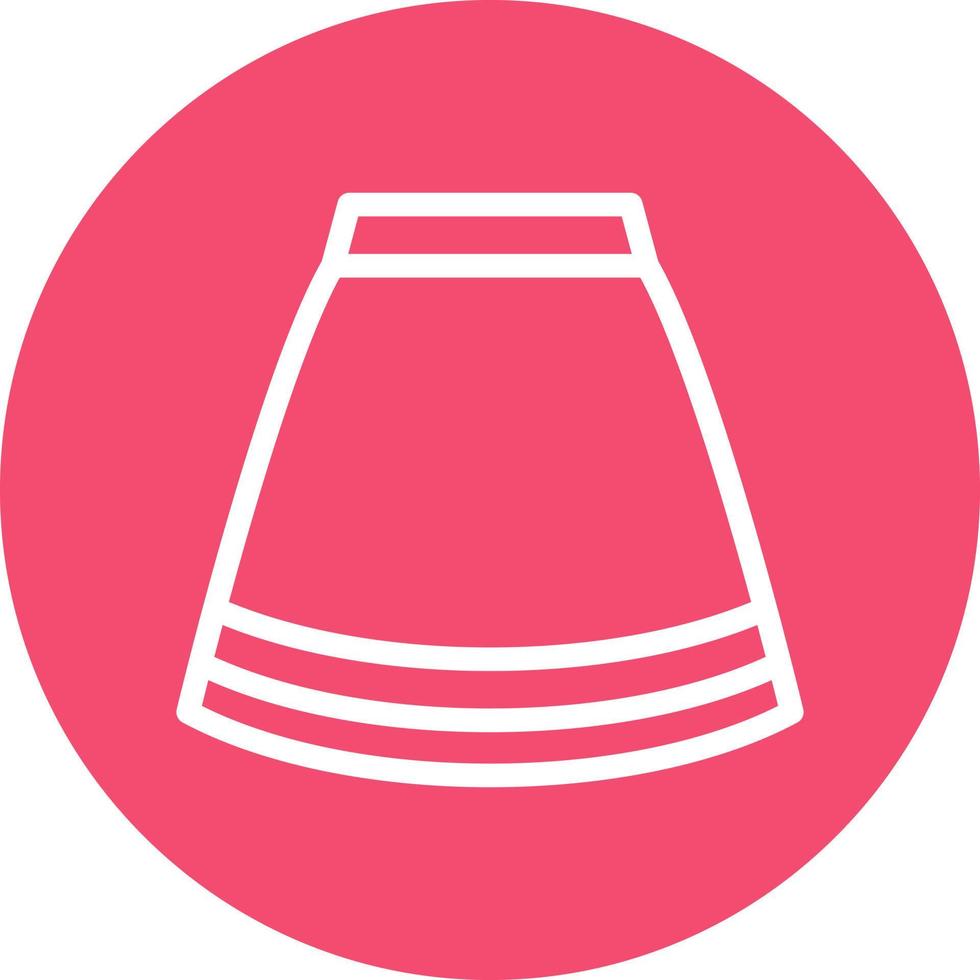 Skirt Vector Icon Design