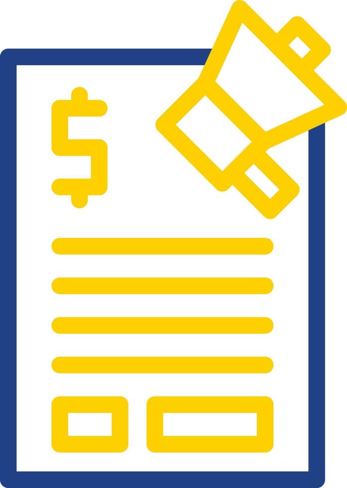 Marketing Budget Vector Icon Design