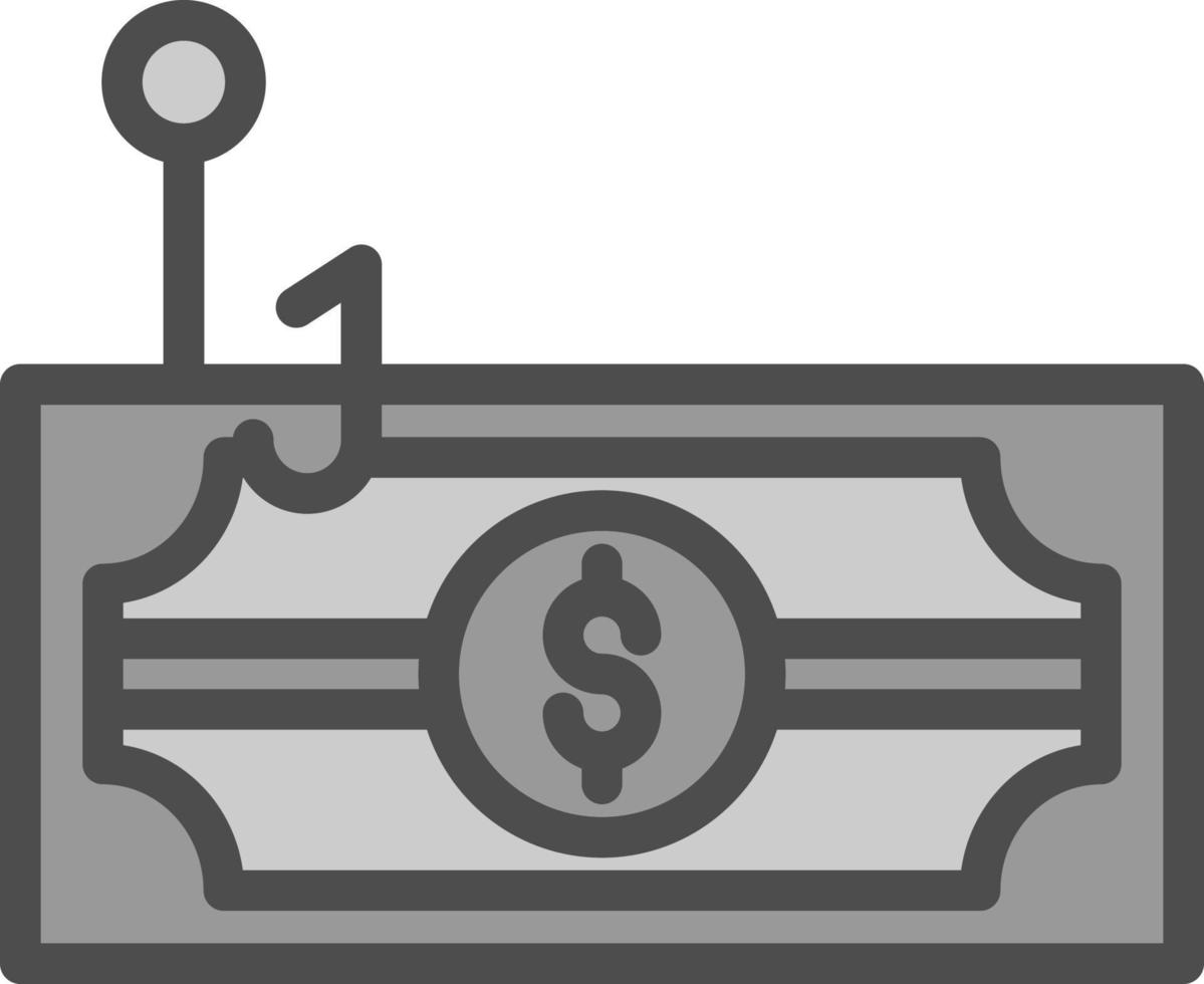 Currency Phishing Vector Icon Design