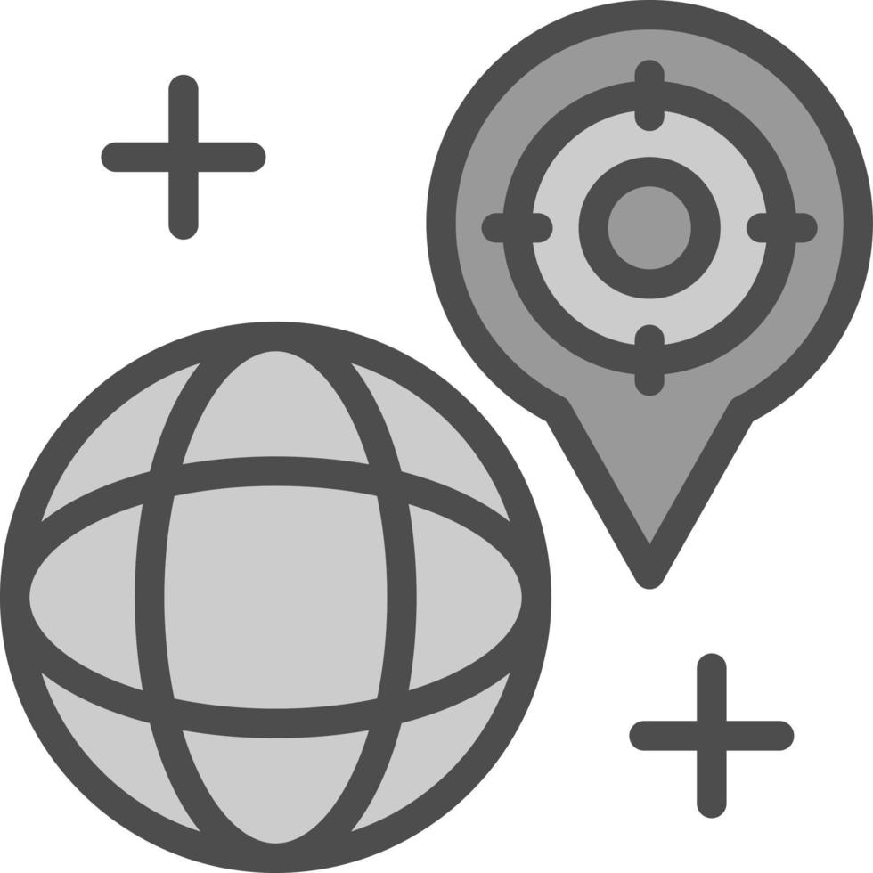 diseño de icono de vector de geotargeting