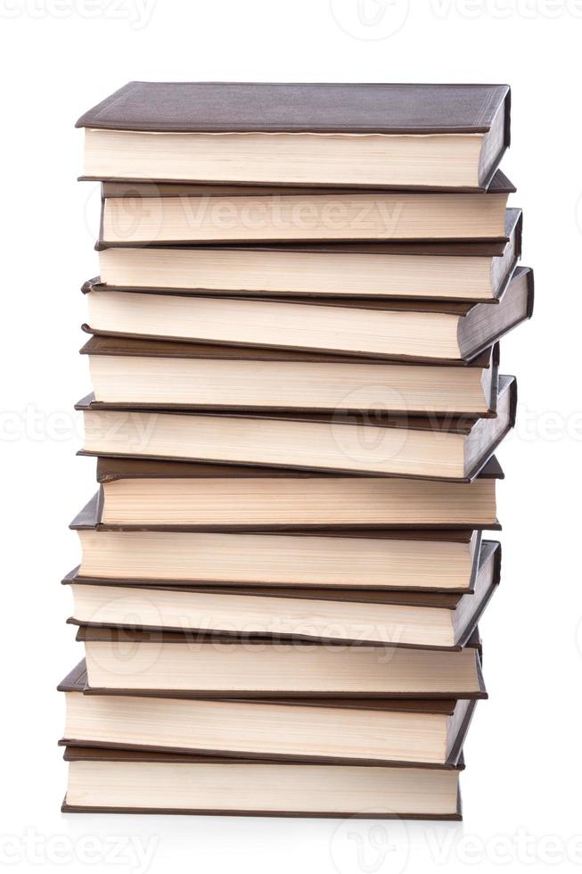 Old stacked books photo