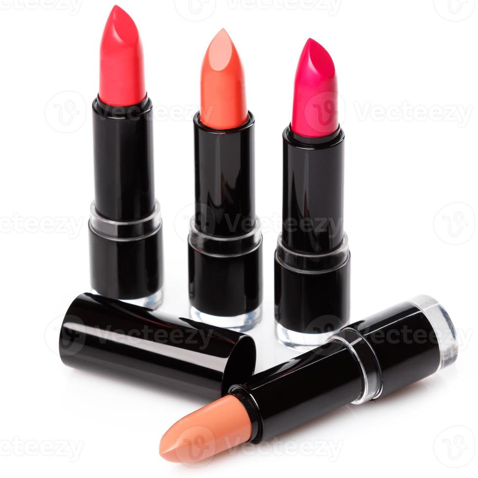 Various shades of lipstick photo