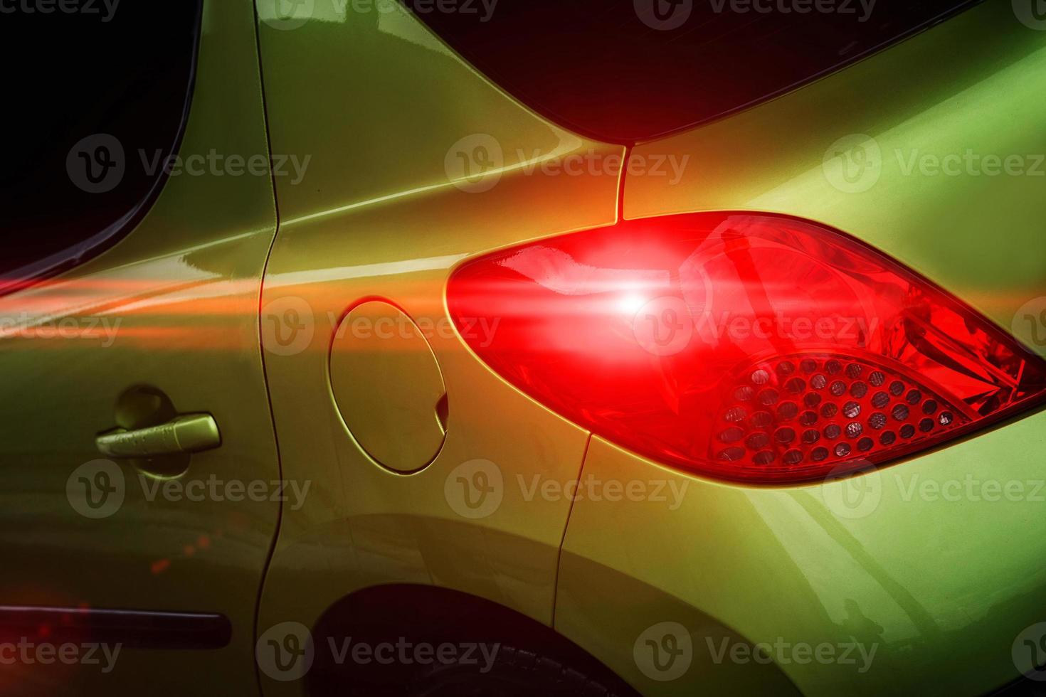 Rear part of a modern car photo