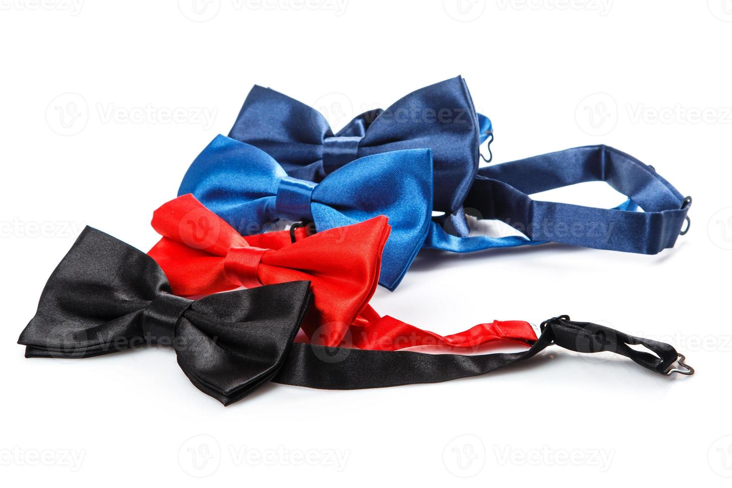 different color bow ties