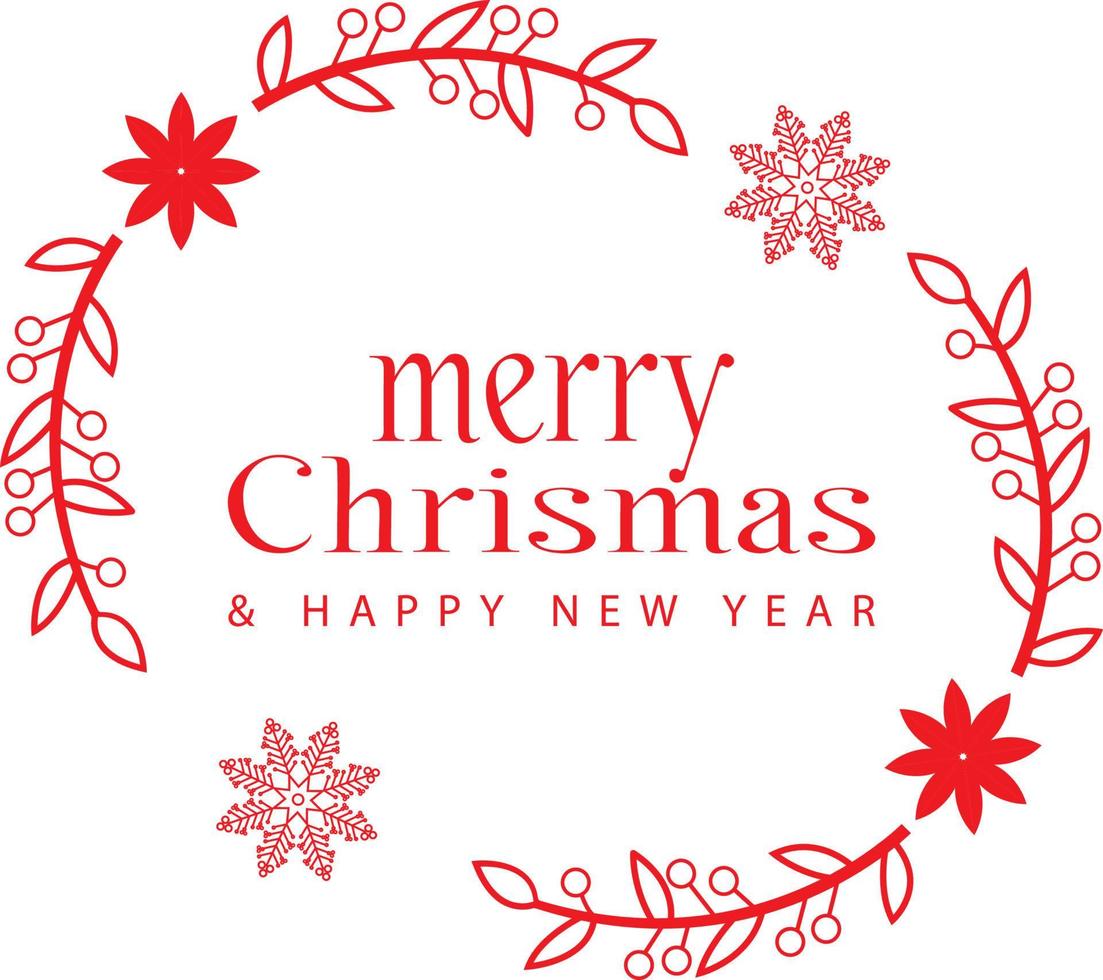 Merry Christmas design new concept vector