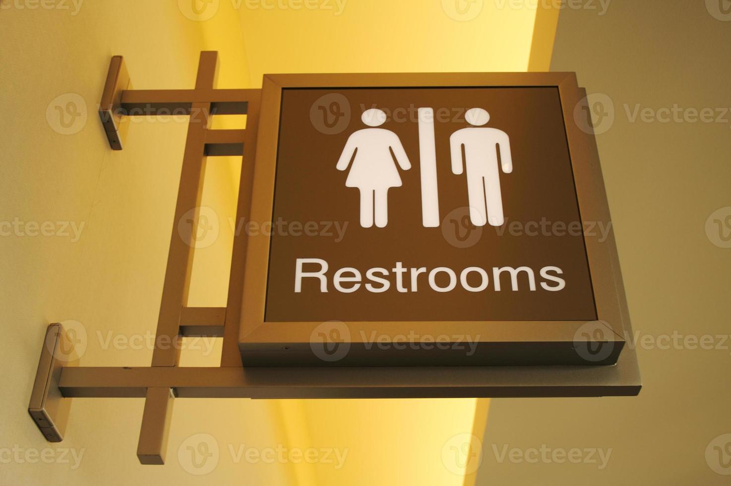 Women and Mens Bathroom Sign photo